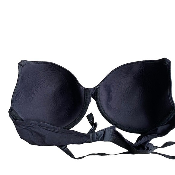 Le‎ Mystere 36D Convertible Low Back Strapless Bra Dos Nu Black - Picture 5 of 5